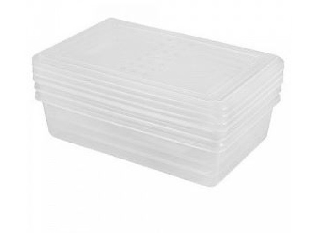 Комплект контейнеров для заморозки Asti прямоугольных 0,75л х 3 шт. (бесцветный)